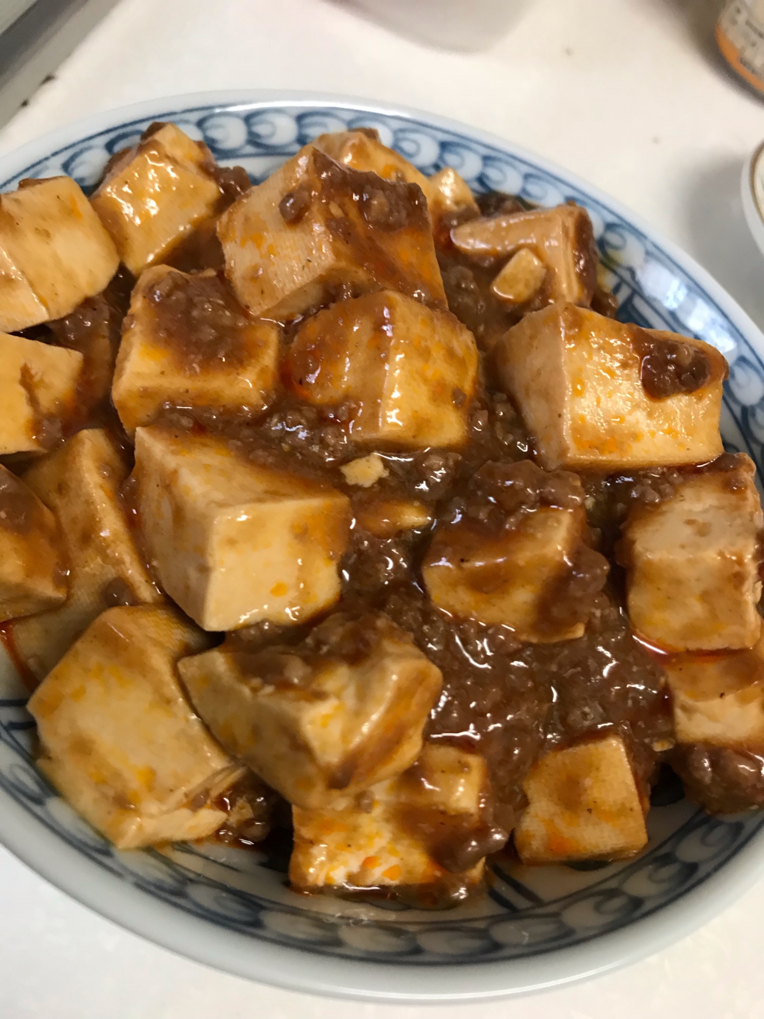 本格的な味の麻婆豆腐