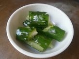 超特急♡叩いて揉むだけ♡きゅうりのしょうが醤油和え