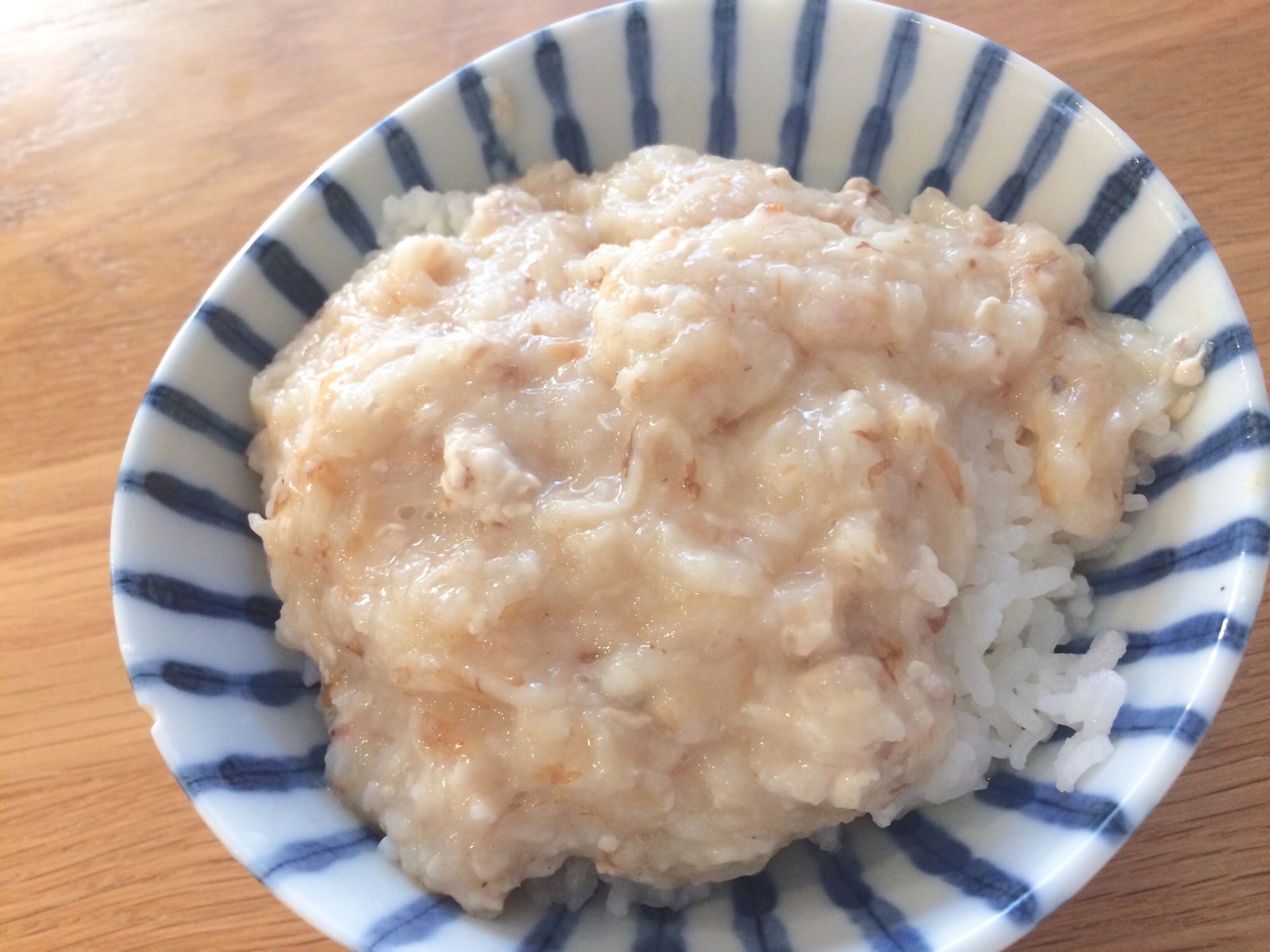 幼児食 豚肉入り長芋トロトロご飯 レシピ 作り方 By しもゆい 楽天レシピ