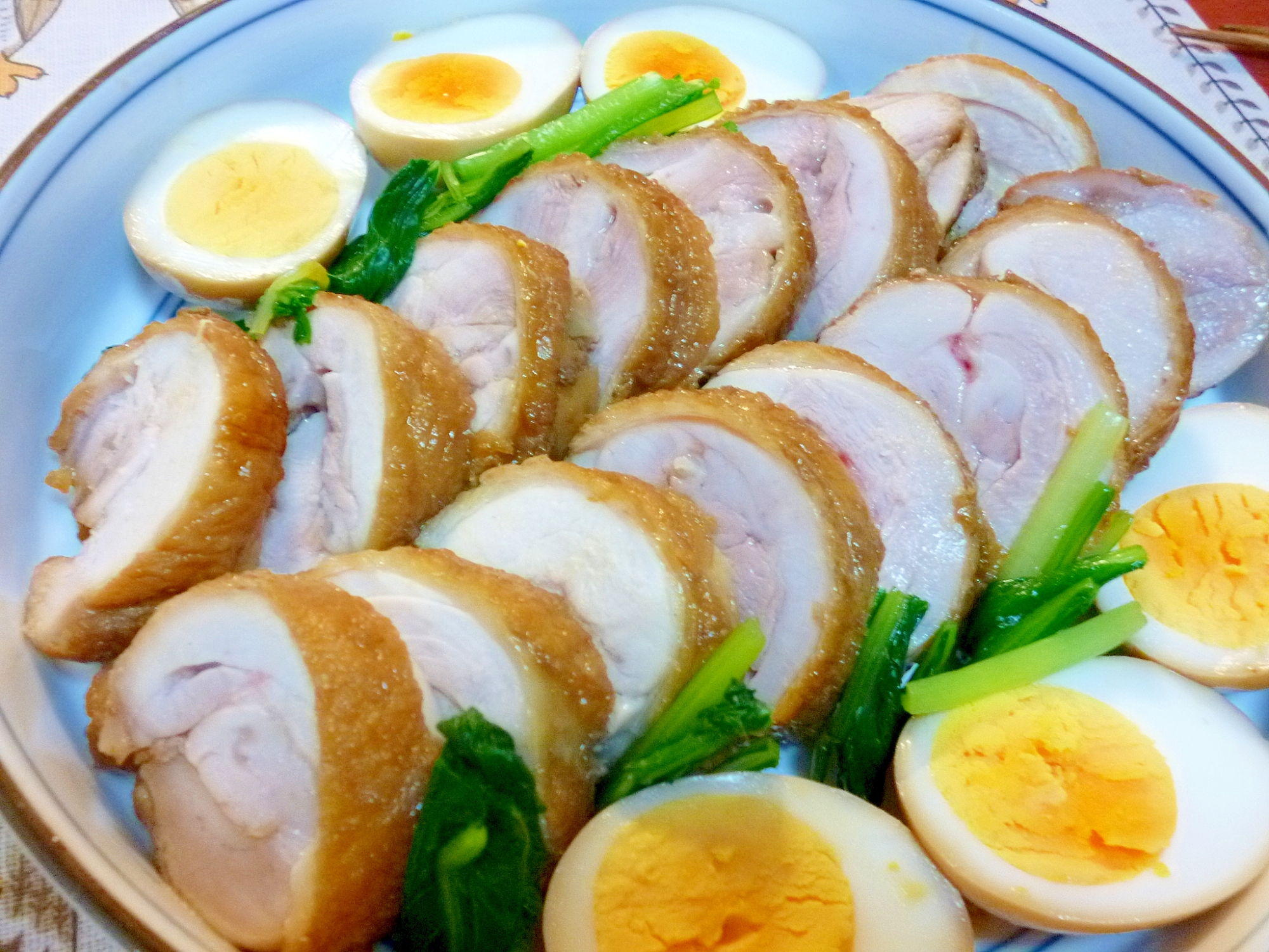 鶏チャーシュー♪簡単に失敗なく上手に巻くコツ!