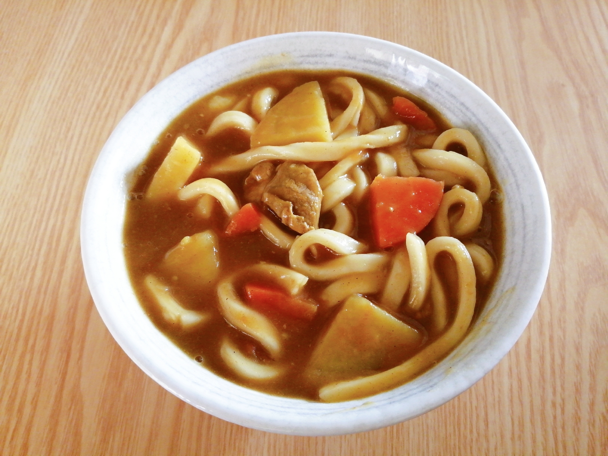 残ったカレーで☆カレーうどん