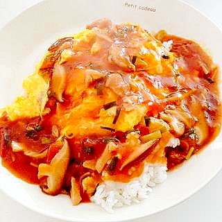 カニ玉丼 レシピ 作り方 By 朝ごはん本舗 楽天レシピ