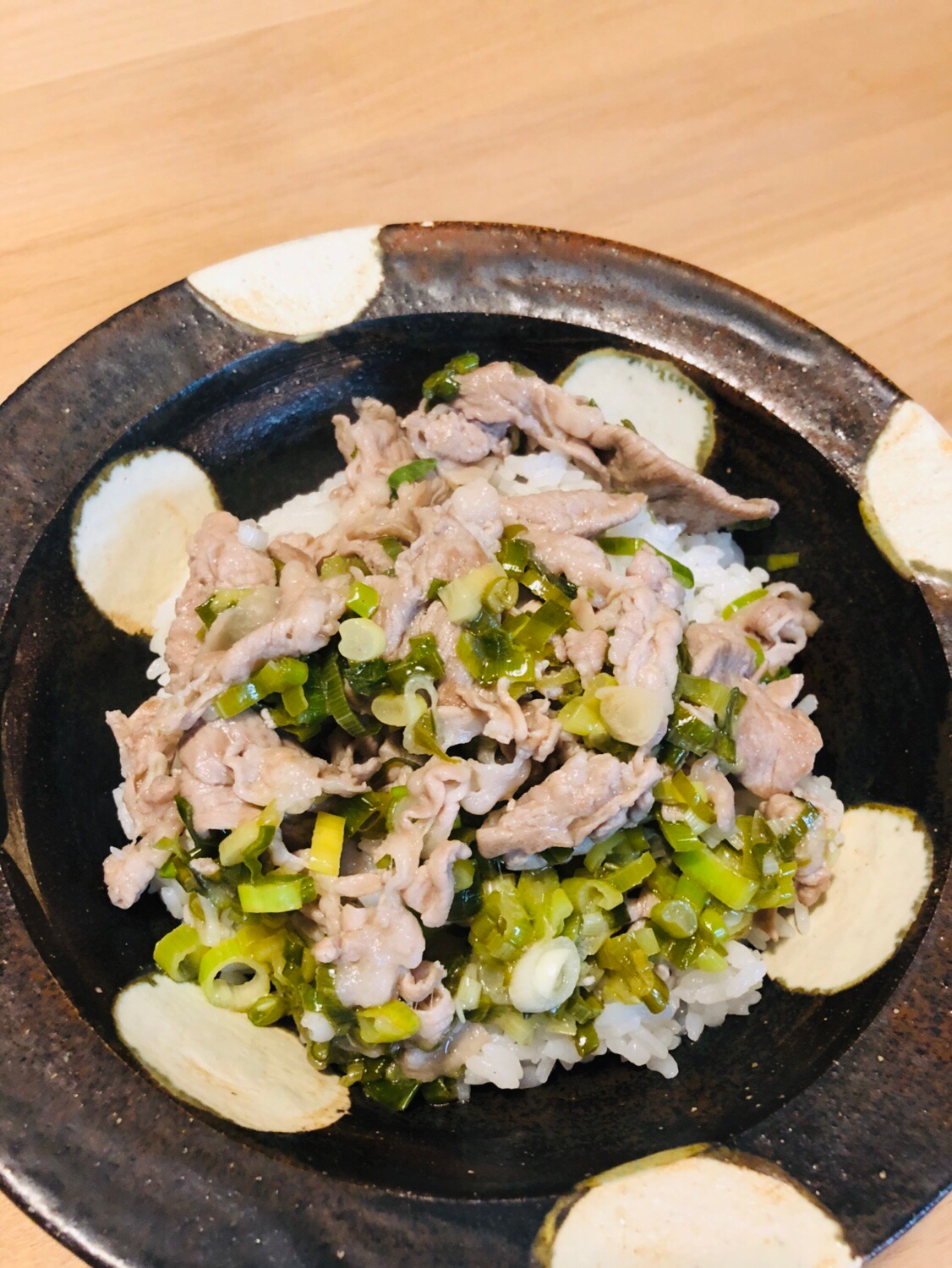 ネギ塩豚ロース丼