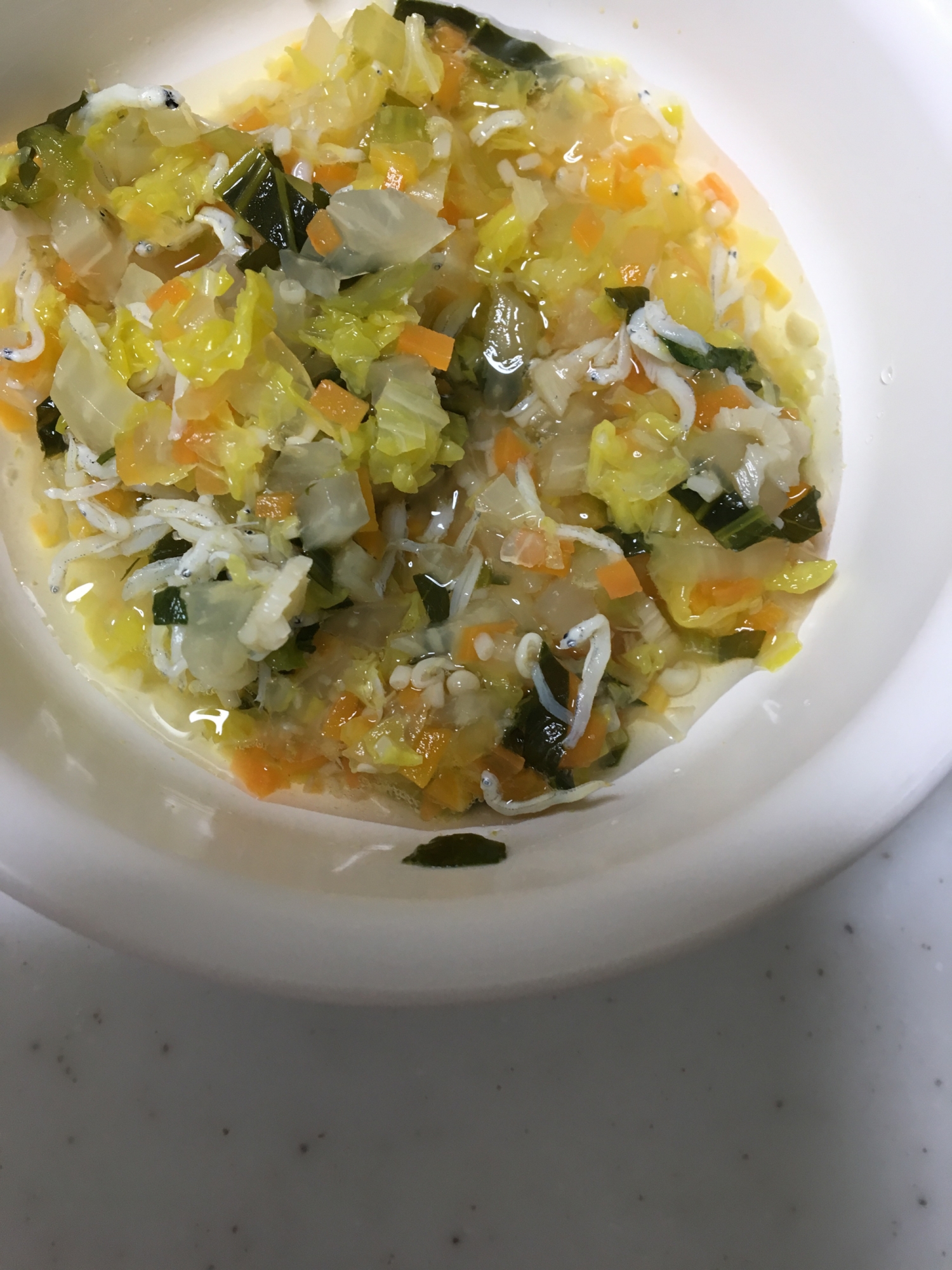 離乳食完了期 白菜としらすの出し汁煮 レシピ 作り方 By Xmickyx 楽天レシピ 離乳食完了期 白菜としらすの出し汁煮 レシピ 作り方 By Xmickyx 楽天レシピ