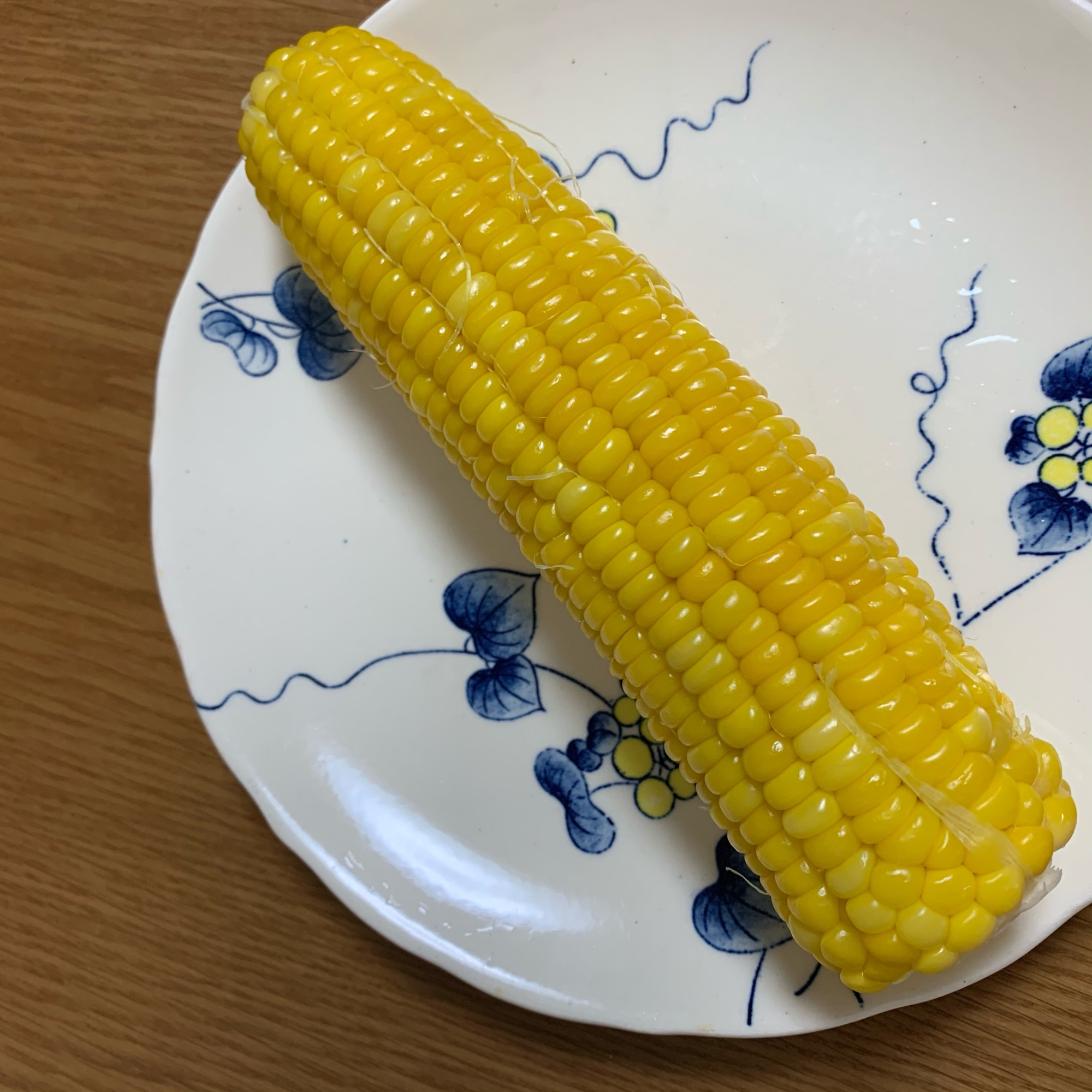 レンチンで♪楽々とうもろこし