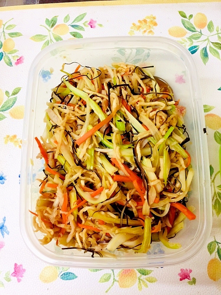 作り置きに！我が家の松前漬け