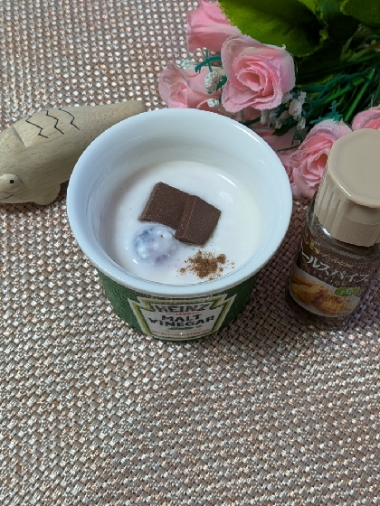 チョコと蜂蜜入り♡ブルーベリーヨーグルト