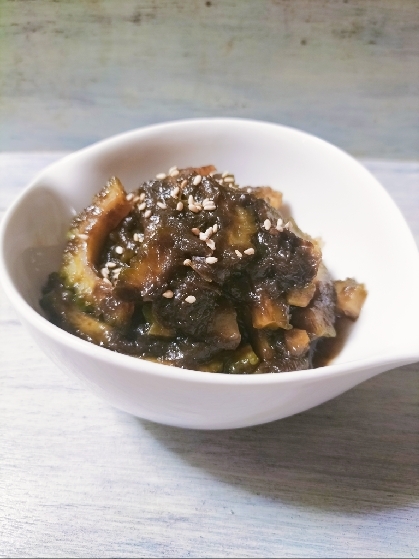 ご飯のお供♡ほんのり苦味が美味♡ゴーヤと海苔の佃煮