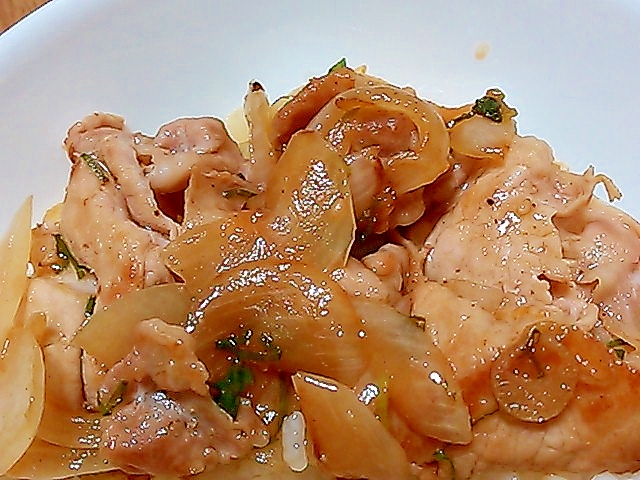 豚 ネギ 丼 塩