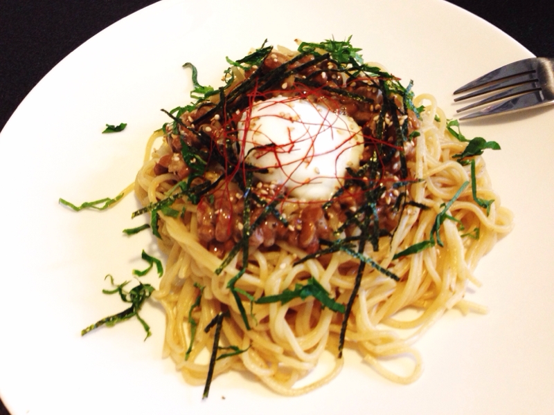 簡単!納豆パスタ♡