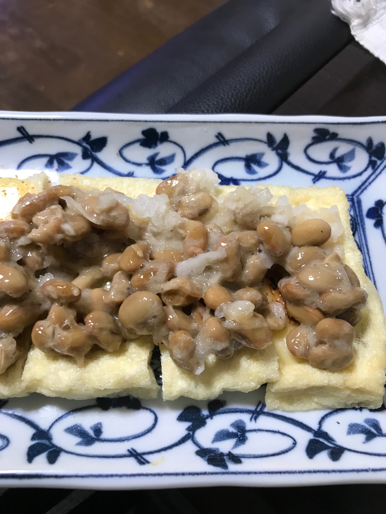 油揚げ 納豆おろし チーズ