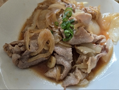 がっつり豚肉と玉ねぎのにんにく醤油スタミナ炒め