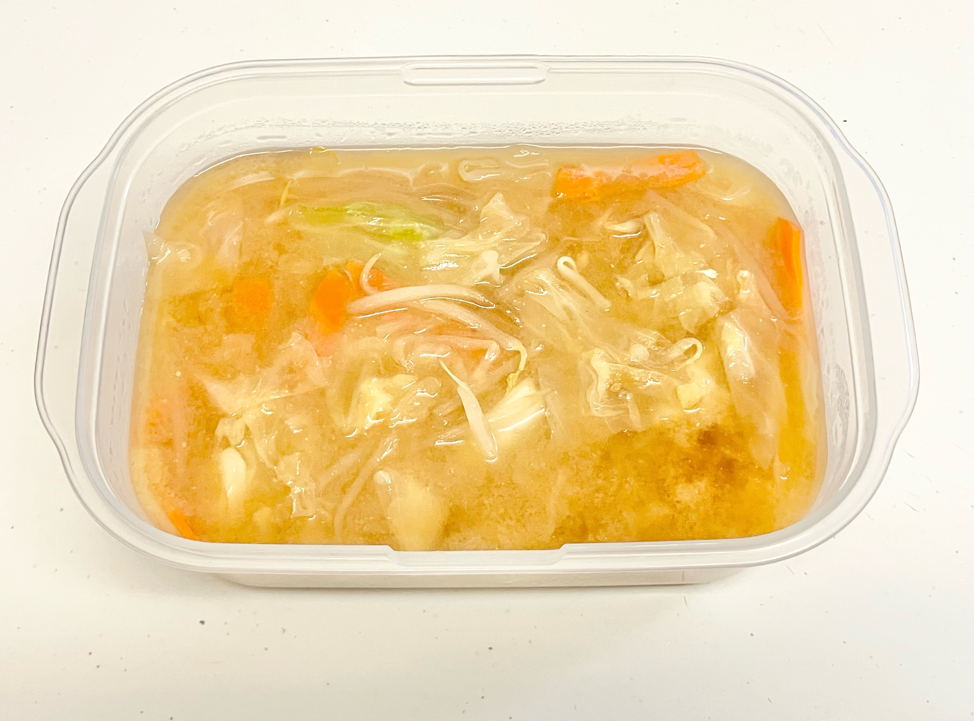 簡単☆鶏団子と野菜の味噌スープ