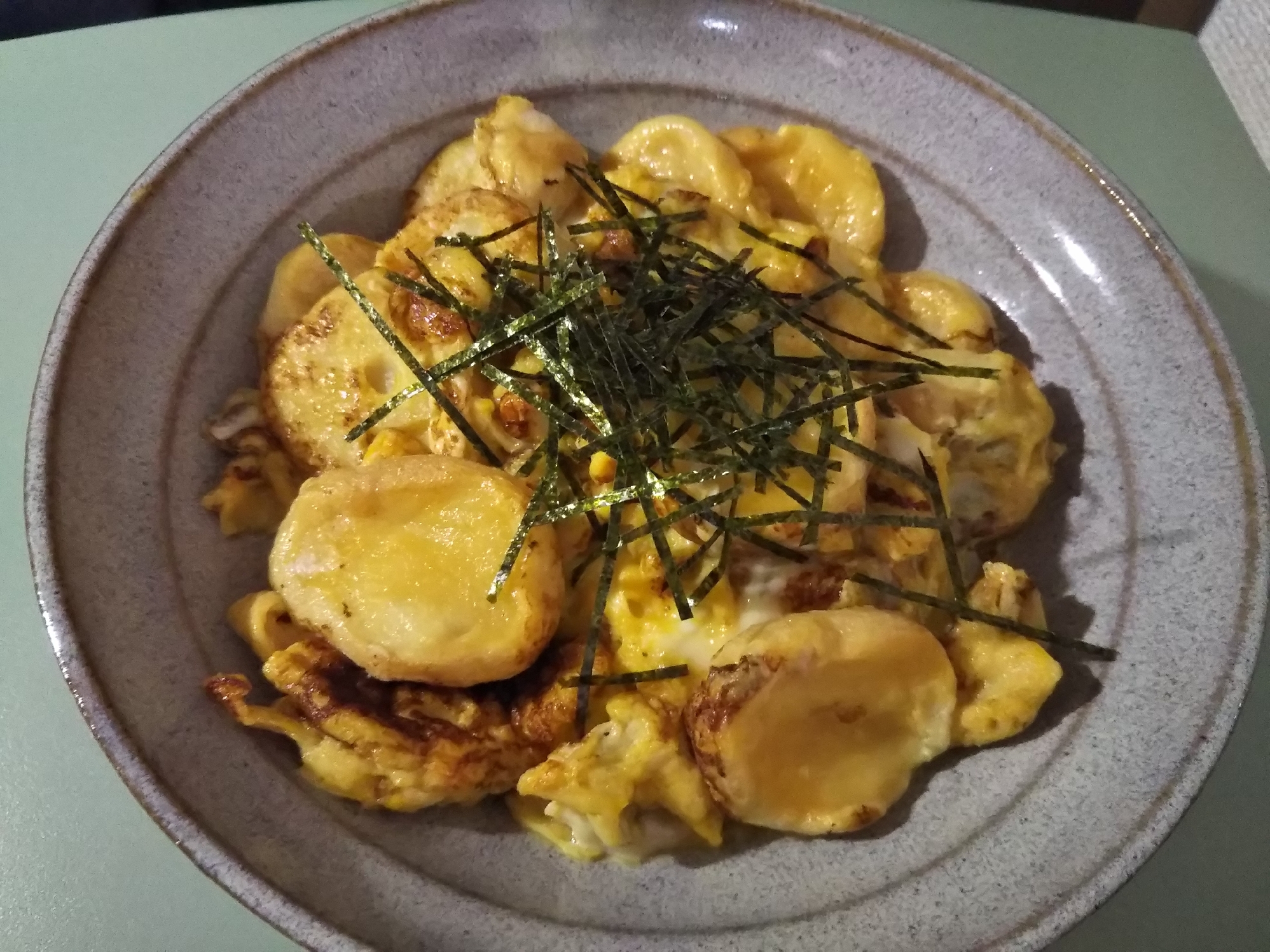 お麩の出汁卵とじ