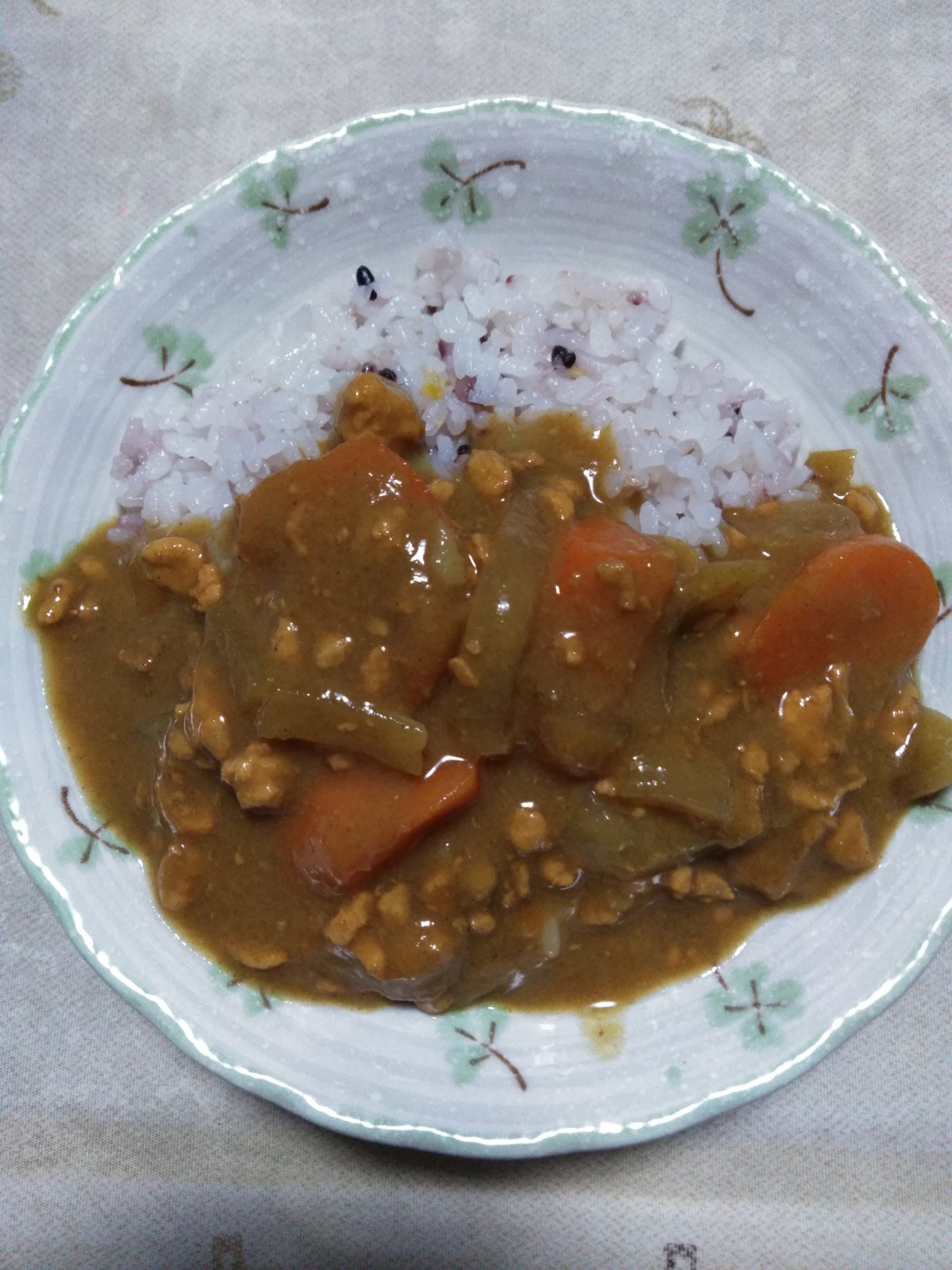 鶏ひき肉カレー