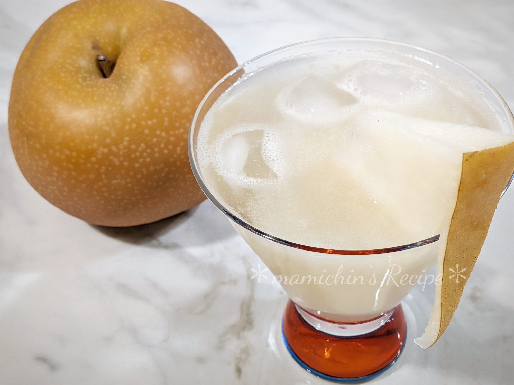 梨のワインクーラー