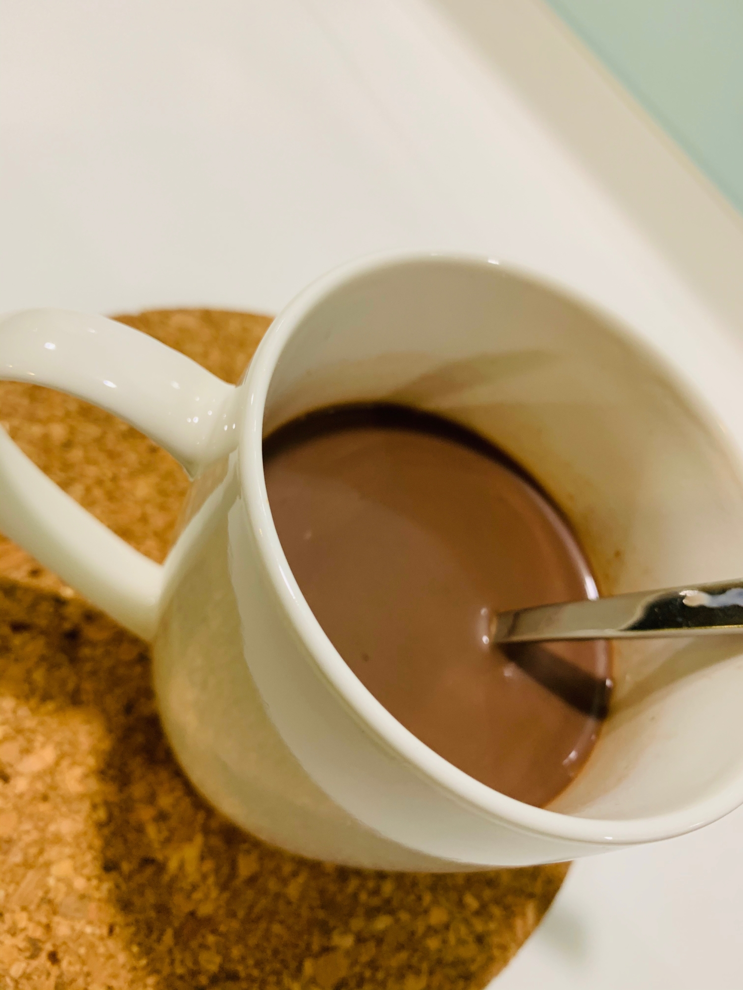 カカオパウダーで作る大人のほろ苦ホットココア♫