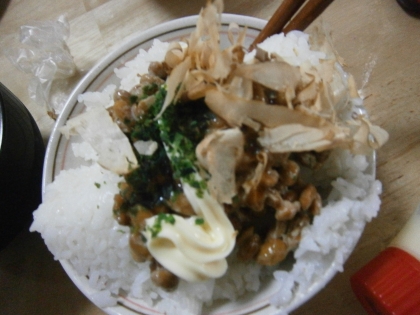 納豆の食べ方-ソース＆マヨネーズ♪