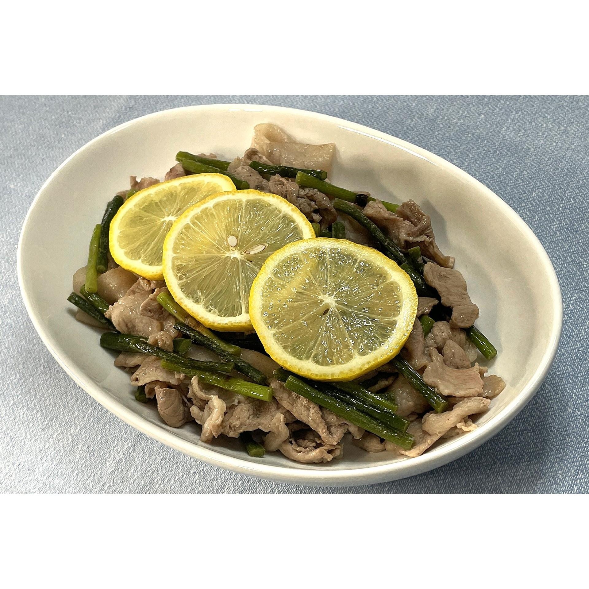 豚肉の塩レモン炒め★動画あり★