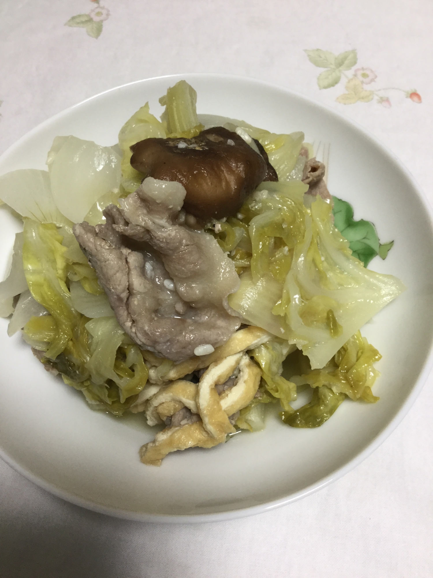 春キャベツの塩麹煮