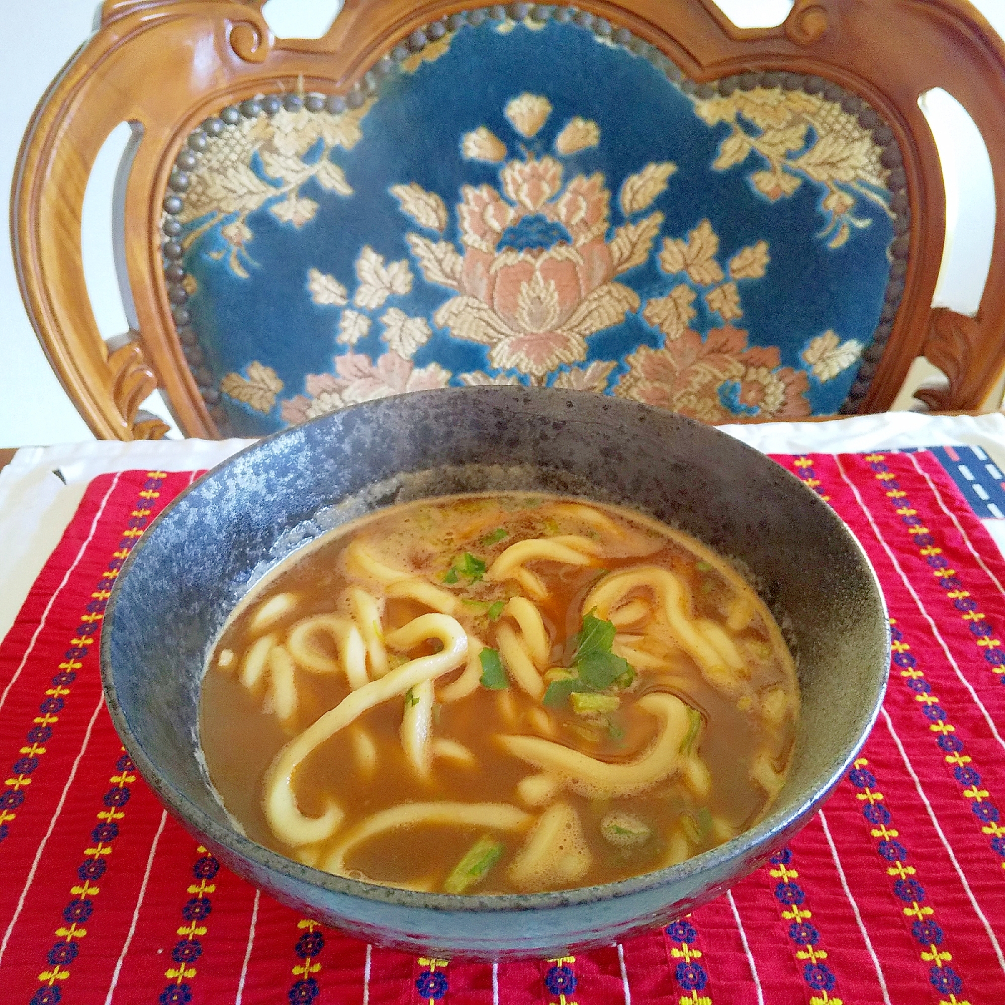 鯖カレーうどん