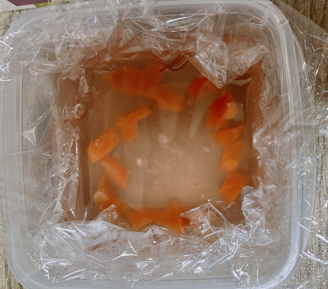 TANTAKATANSHISO梅酒と柿のゼリー