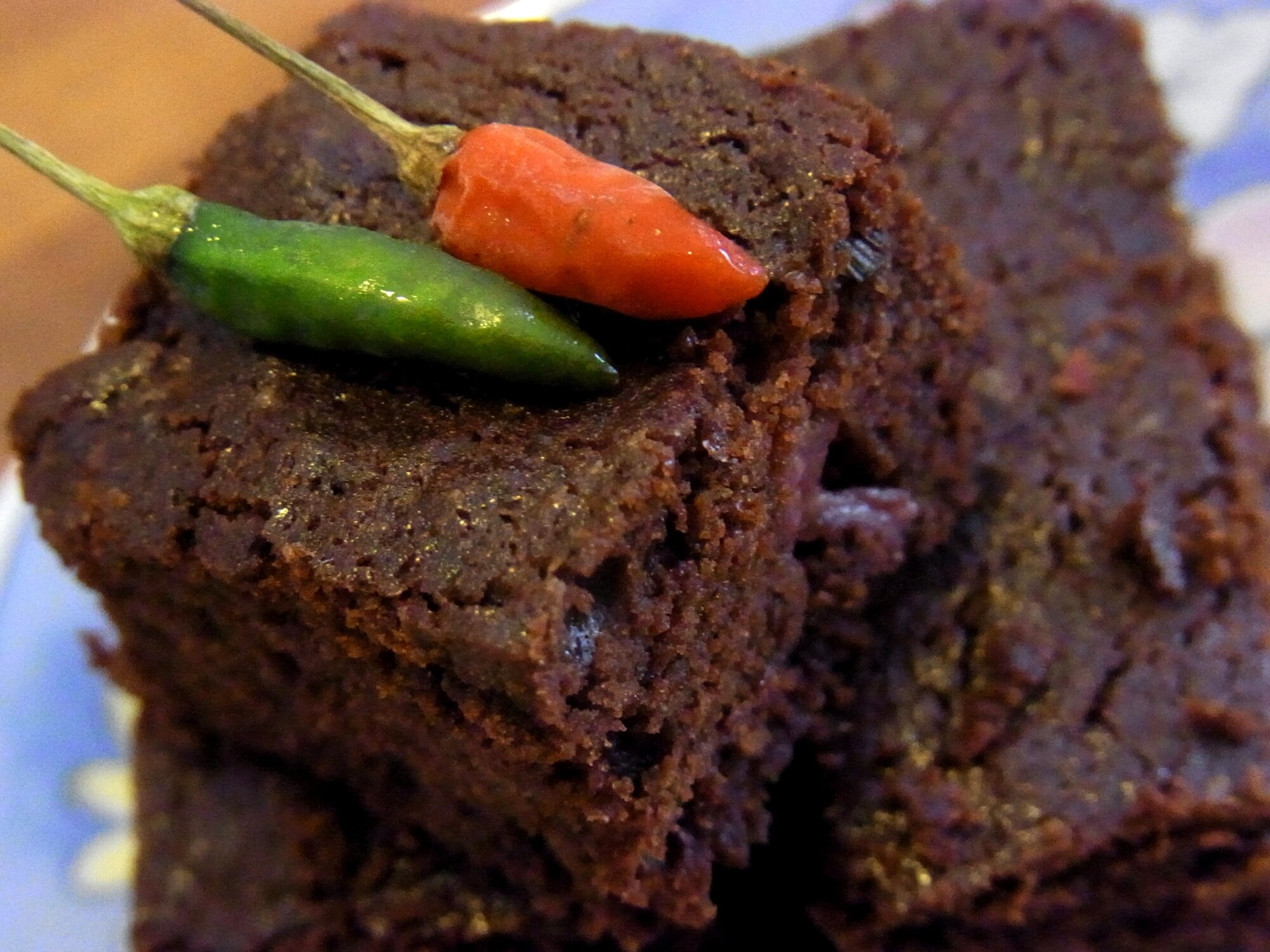 ブラウニー様ご確認中 愛の刺激…唐辛子＆ダークチェリー・ブラウニー。 レシピ・作り方 by 深