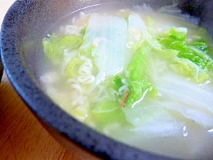 白菜塩ラーメン