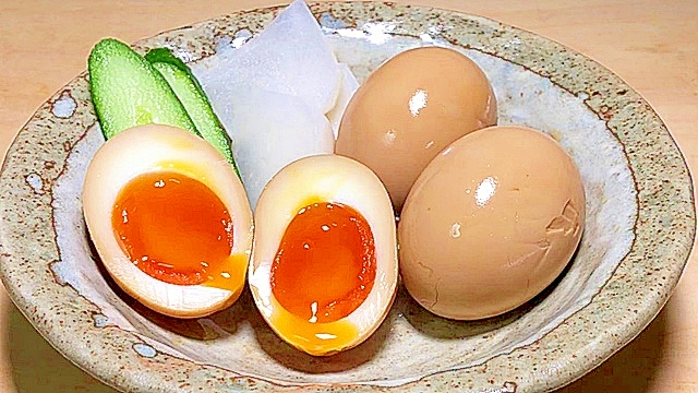 半熟煮卵(味玉)の作り方