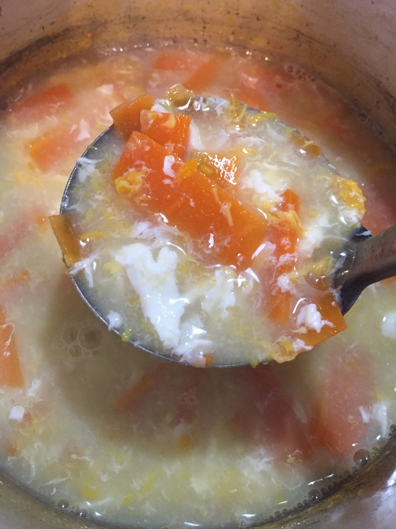 にんじん味噌汁スープ