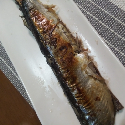 塩麹で焼き秋刀魚