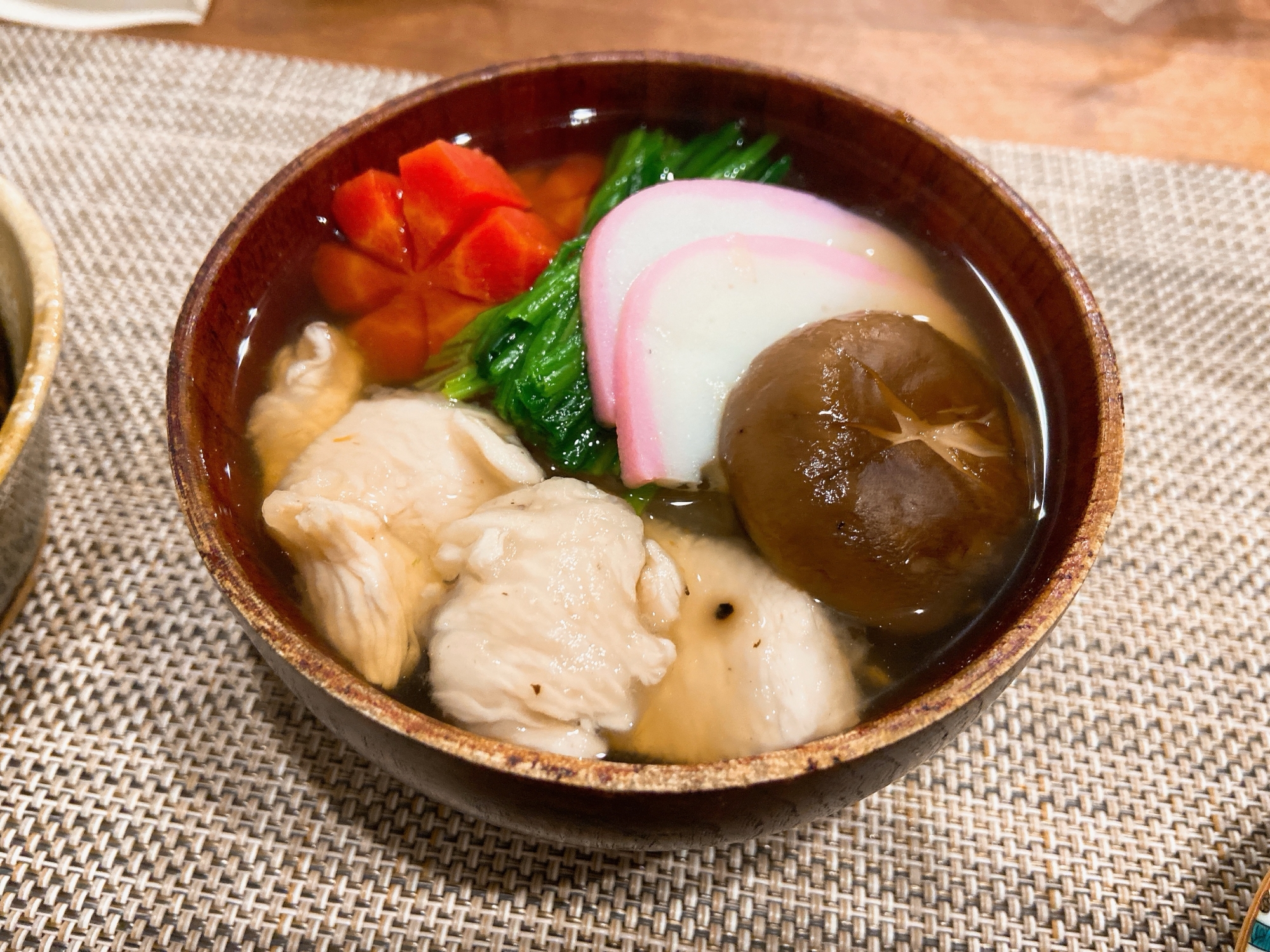 白だしで！柔らか鶏胸肉のお雑煮