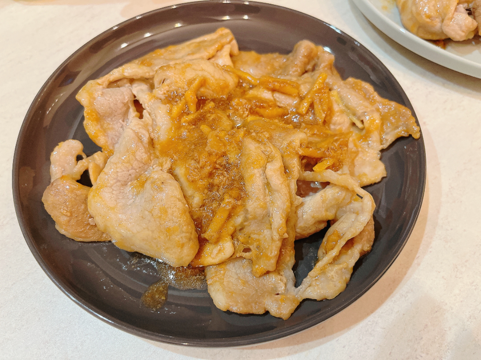 定番のおかず、生姜焼き