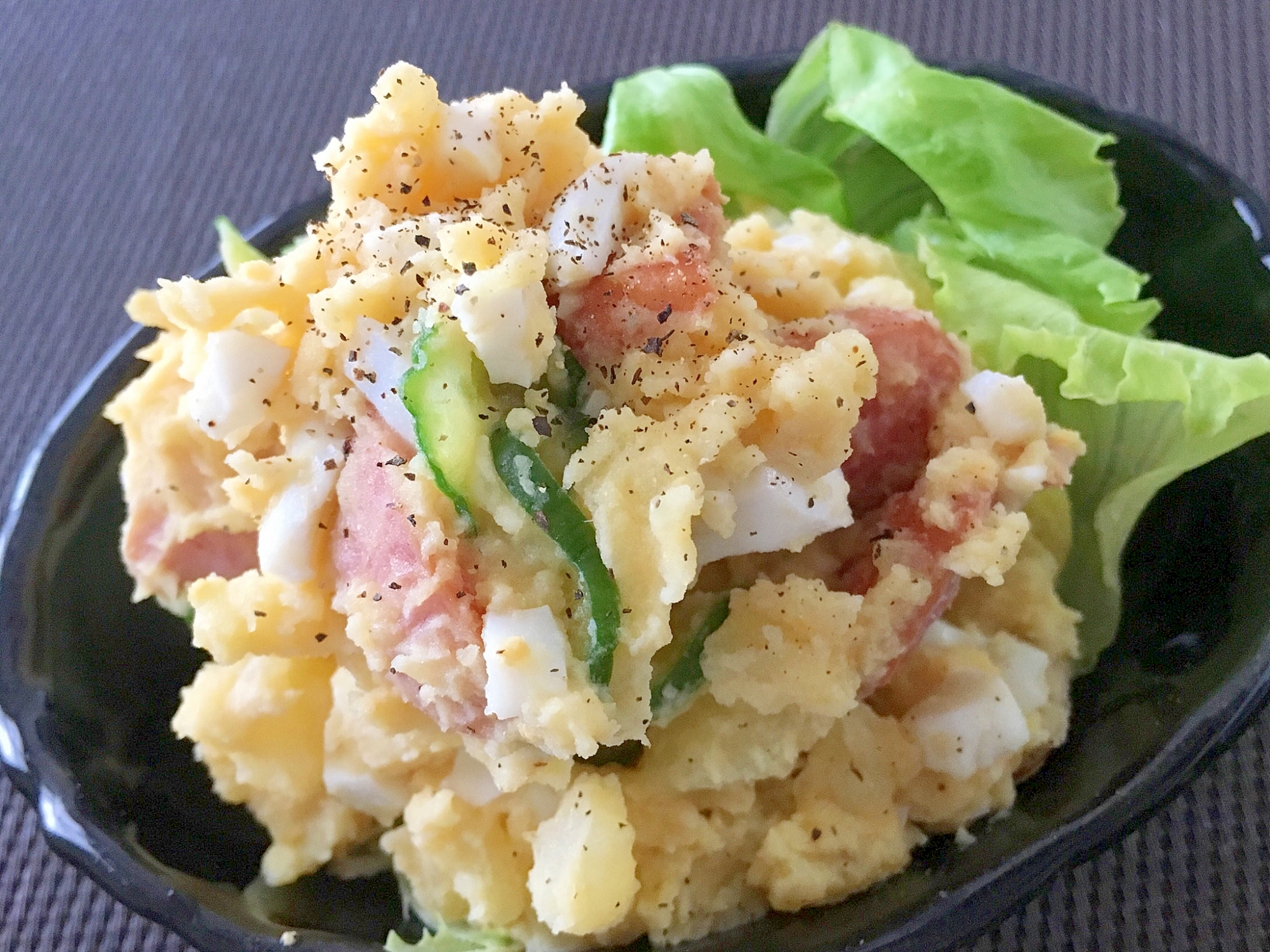 居酒屋風ソーセージの大人のポテトサラダ☆