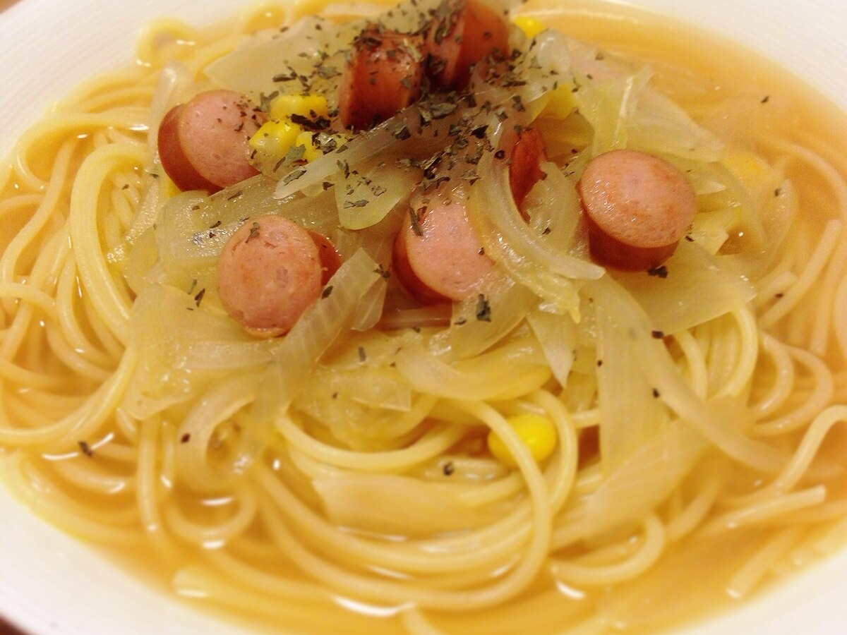 簡単 オニオンスープパスタ レシピ 作り方 By Ichigo Jam 楽天レシピ 簡単 オニオンスープパスタ レシピ 作り方 By Ichigo Jam 楽天レシピ