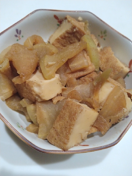 厚揚げと大根の煮物