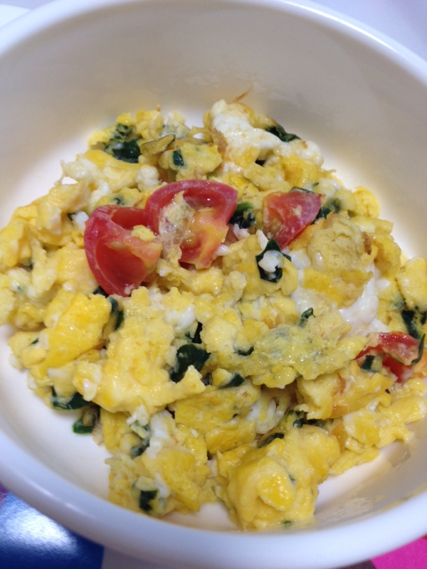 離乳食 ほうれん草とトマトの卵炒め レシピ 作り方 By かなぶん 楽天レシピ 離乳食 ほうれん草とトマトの卵炒め レシピ 作り方 By かなぶん 楽天レシピ