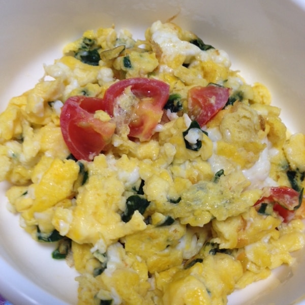 離乳食 ほうれん草とトマトの卵炒め レシピ 作り方 By かなぶん 楽天レシピ 離乳食 ほうれん草とトマトの卵炒め レシピ 作り方 By かなぶん 楽天レシピ