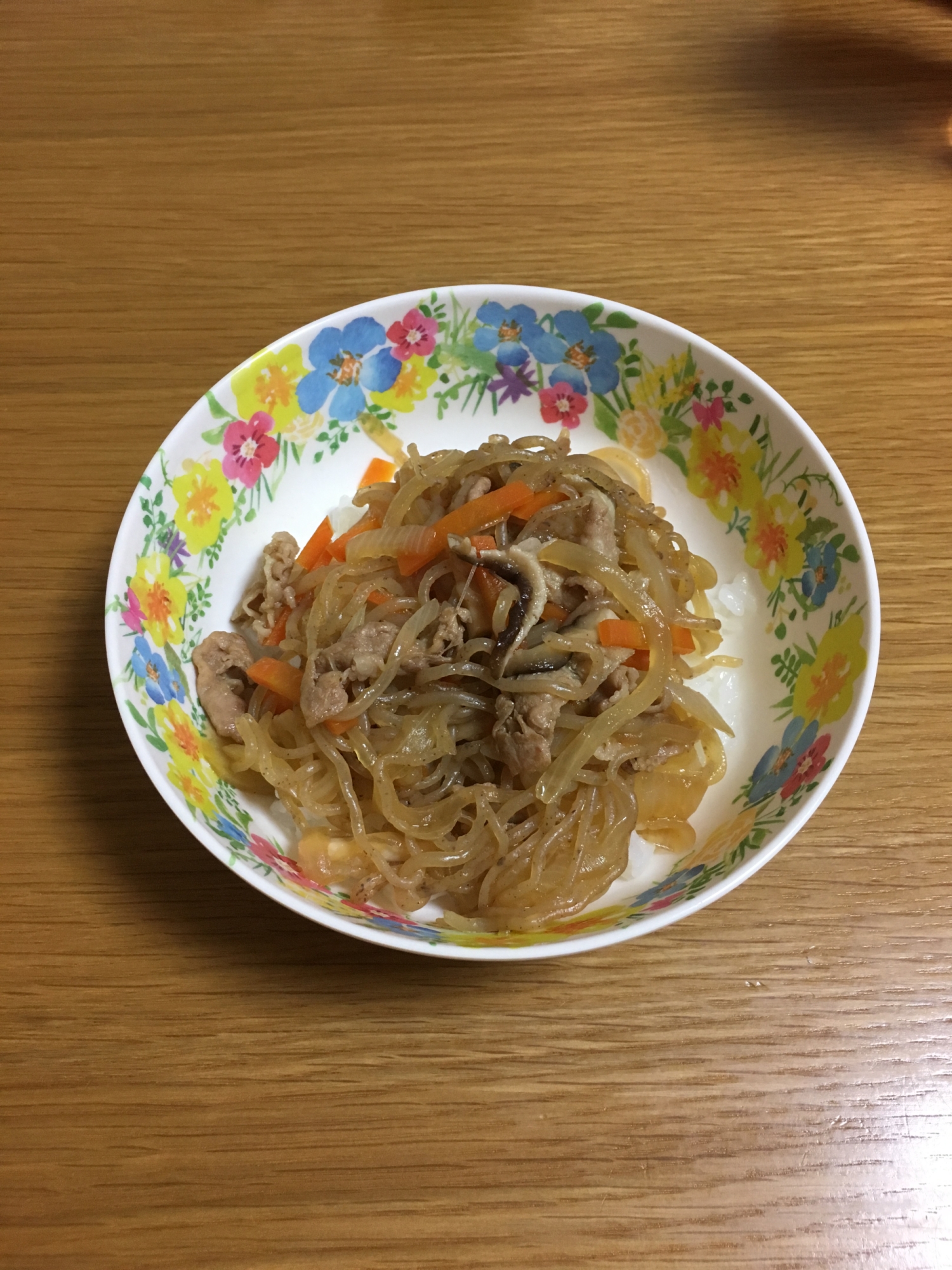 豚バラとこんにゃくの甘じょっぱ煮（肉じゃが風）