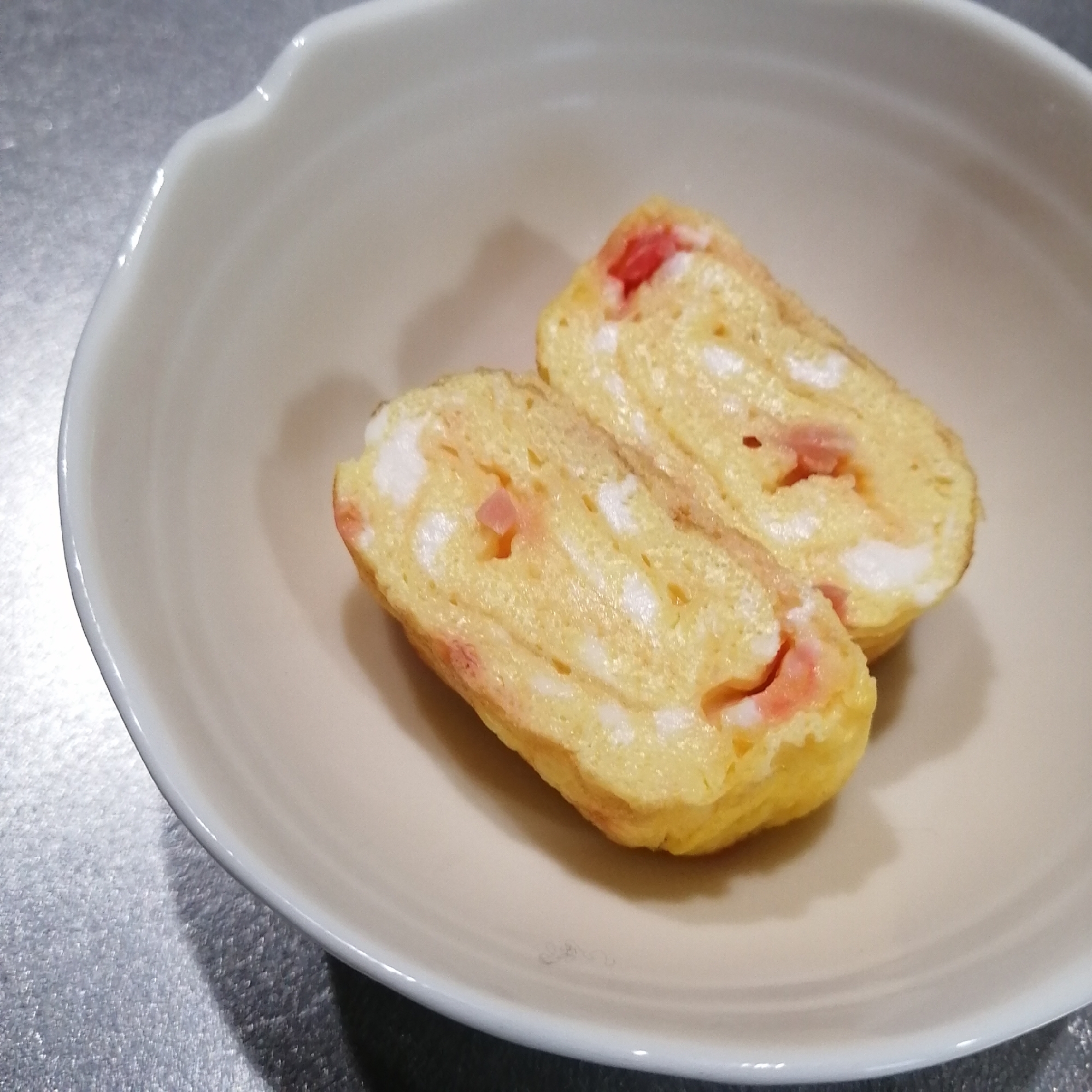 余った紅生姜でつくる簡単卵焼き