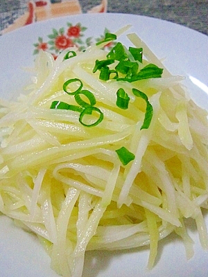 シャキシャキ！細切りじゃがいもの冷菜