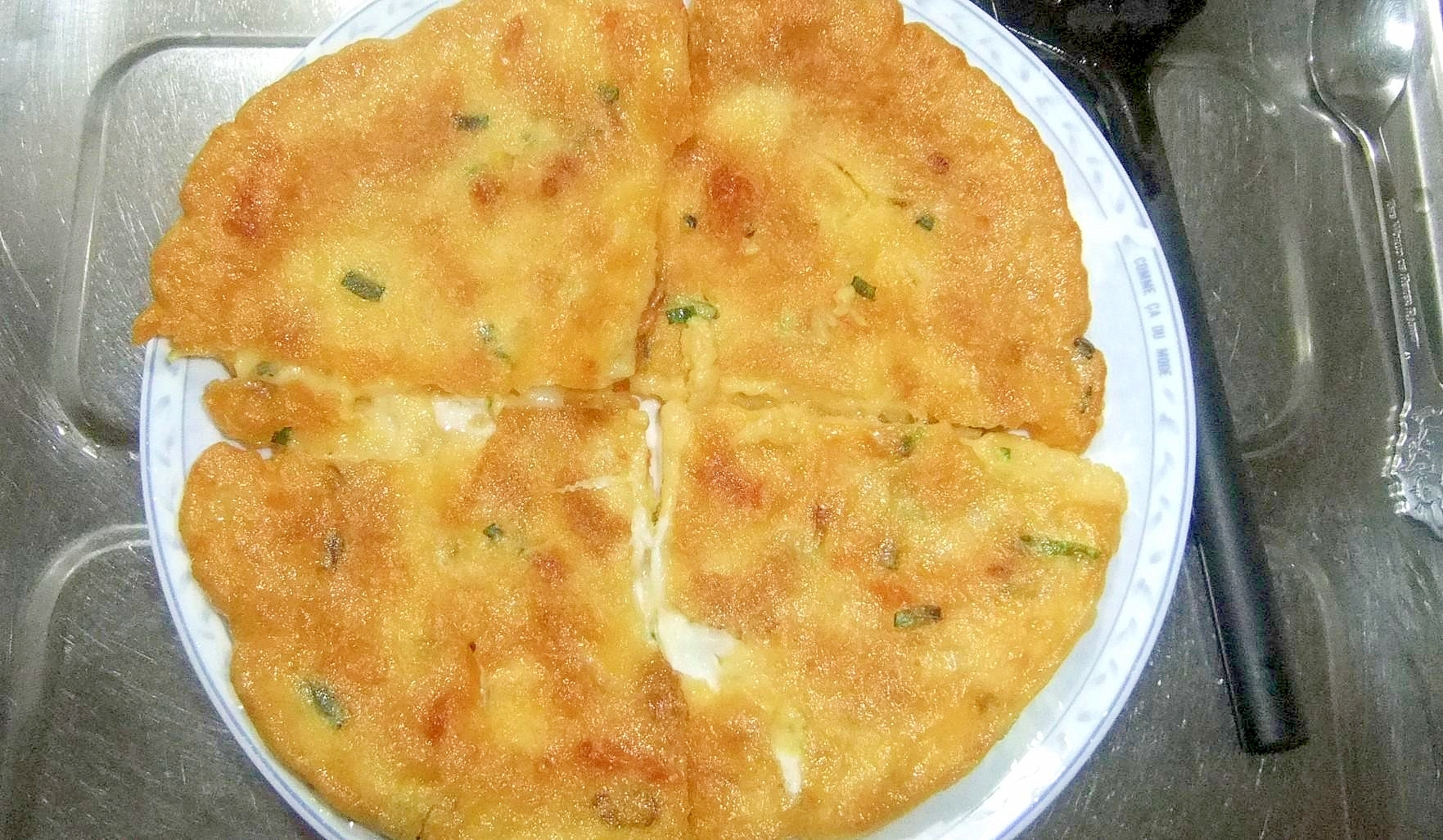 チーズたっぷり米粉お焼