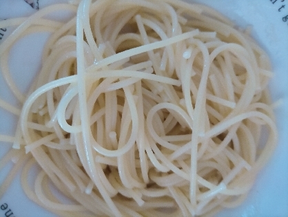 簡単！付け合わせ風 白パスタ