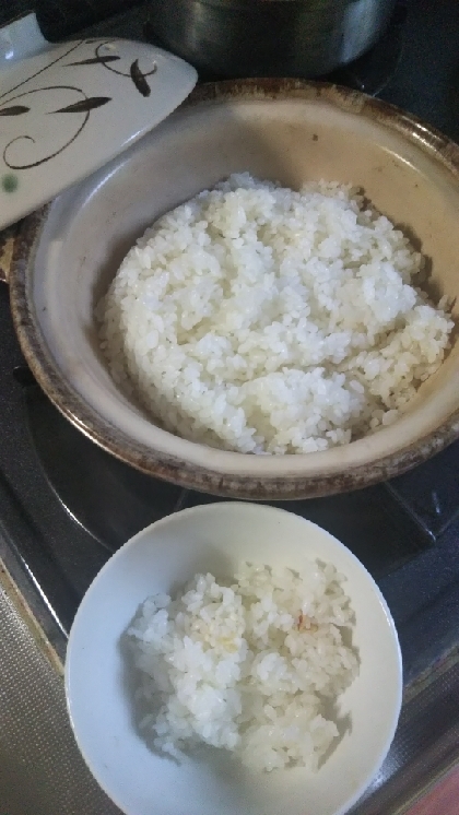 ほんのりお焦げもできて美味しく頂きました。手間をかける分食べるのも楽しみになります(^^)