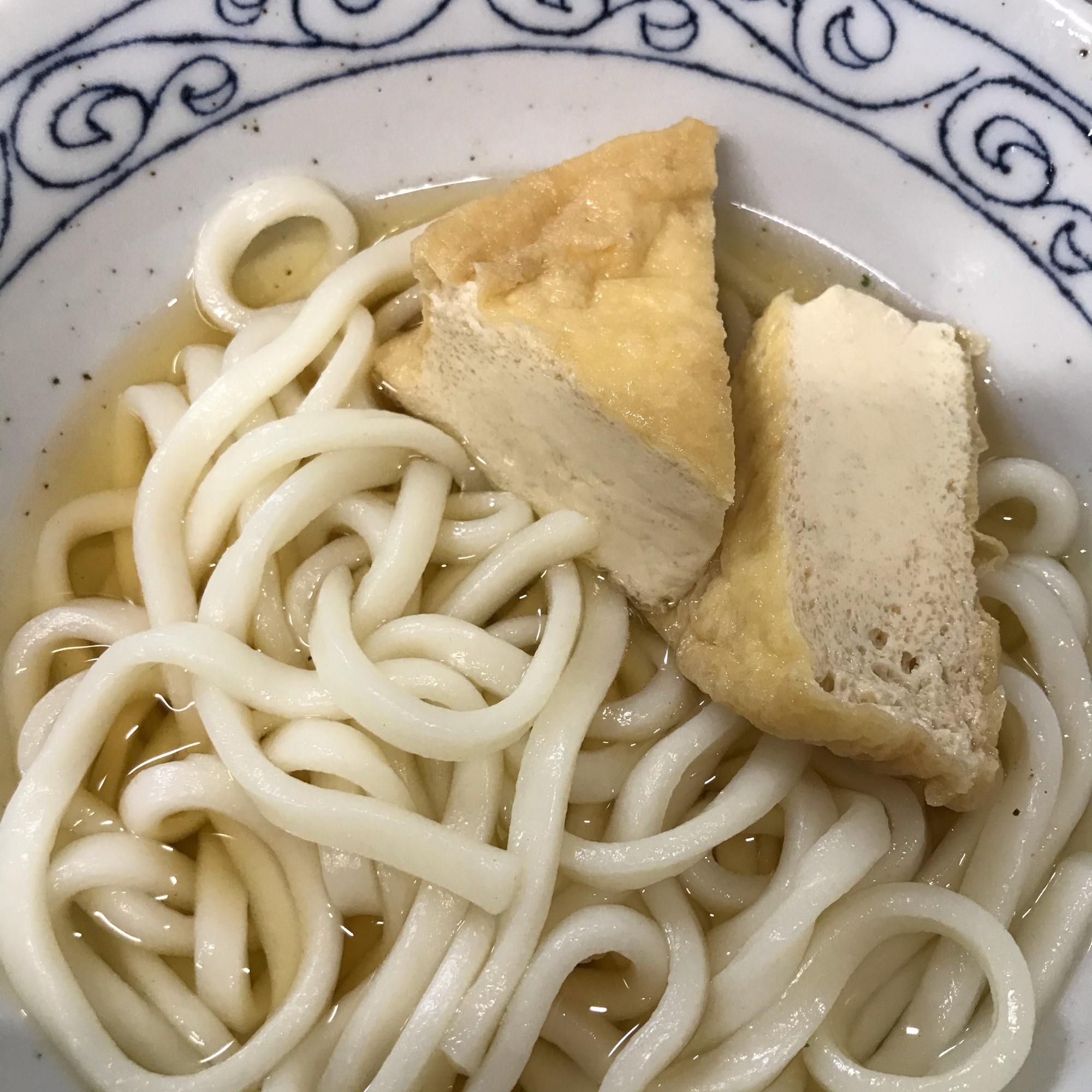 厚揚げできつねうどん