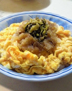 大根おろしの玉子丼