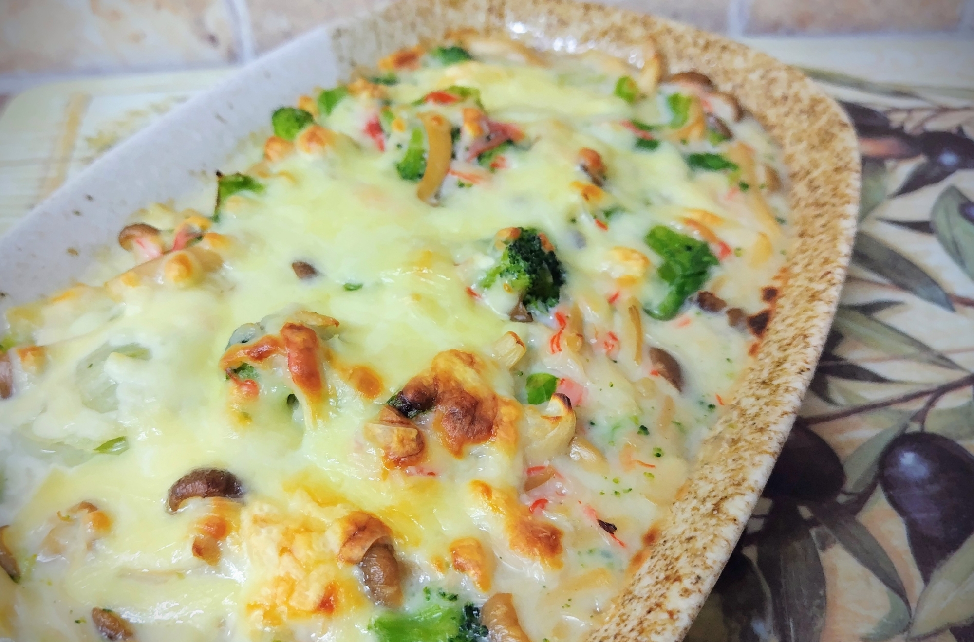 オムライス×グラタン❦ホワイトソースのオムグラタン