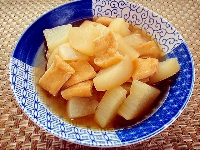 大根と油揚げの煮物