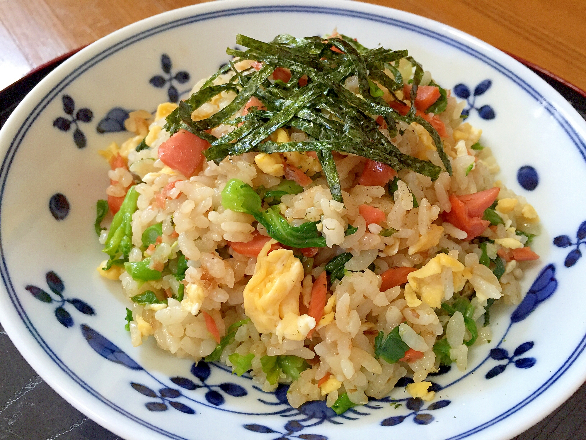 彩り綺麗な♪ほうれん草と鮭の★混ぜご飯