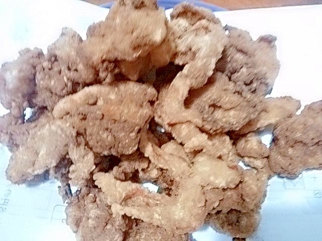 しょうが醤油味の唐揚げ